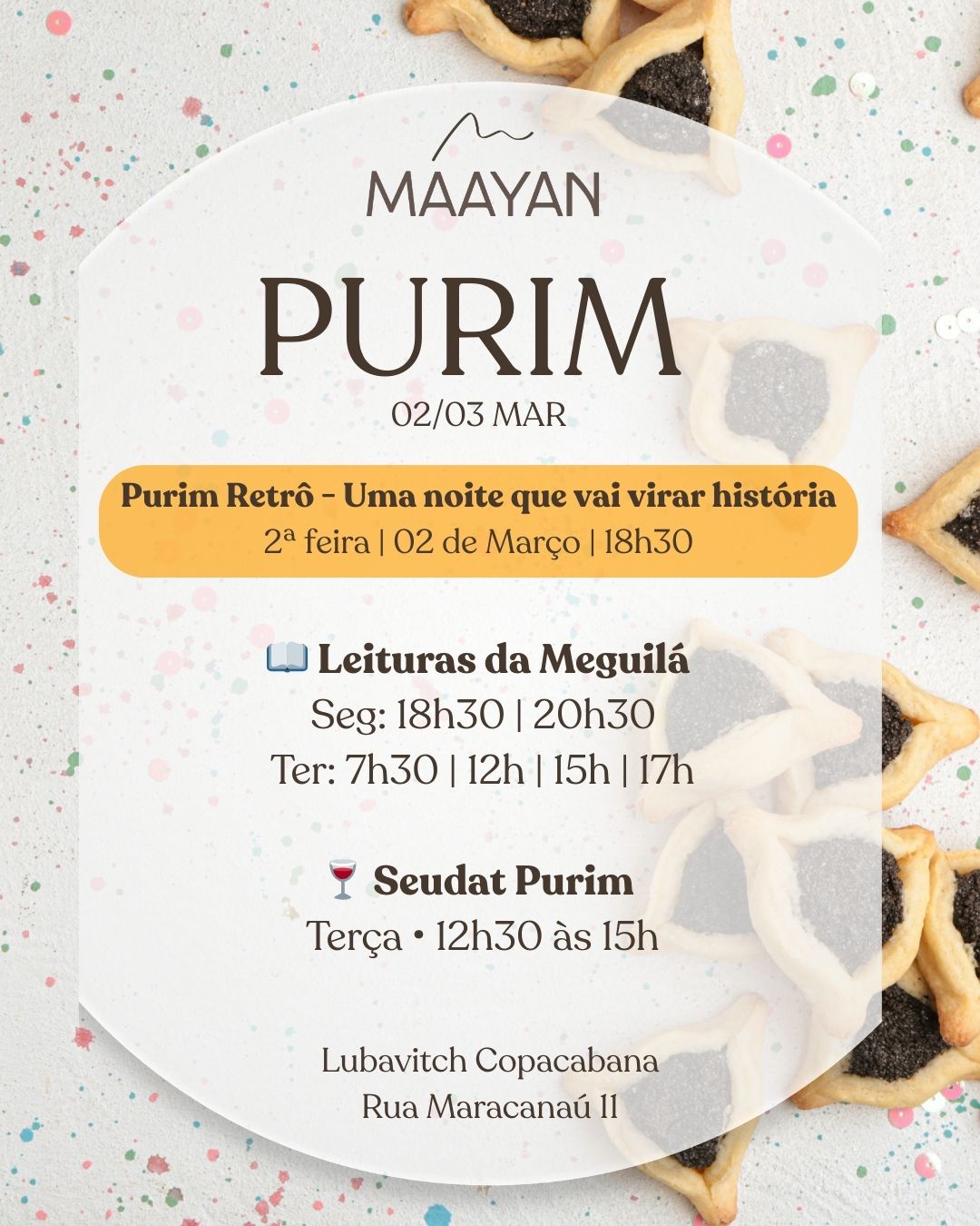 Leitura da Meguilá em Purim